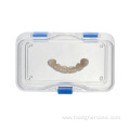 Customized Logo HN-106 Dental Clear Hinged Membrane Box